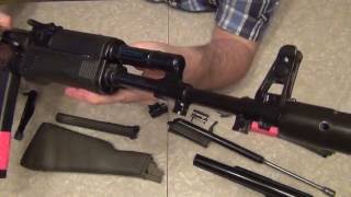 Saiga 223 Full Conversion and threading the barrel [upl. by Yraht683]