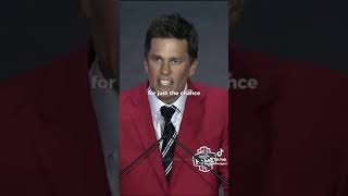 Patriots Hall of Famer Tom Brady gave one of the best football speeches ever last night [upl. by Hanikahs]