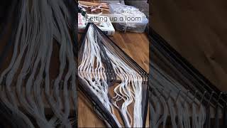 Setting up an Ashford 16shaft table loom [upl. by Laynad]