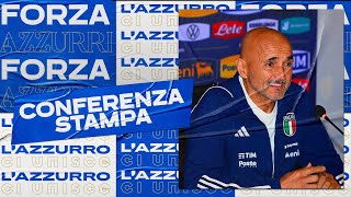 Spalletti “Ripartiamo dalle cose fatte bene con l’Inghilterra”  Conferenza stampa [upl. by Akcirederf820]