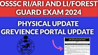 OSSSC FORESTERLI PHYSICAL AND RIARIAMIN GREVIENCE PORTAL UPDATE  OSSSC [upl. by Allertse]