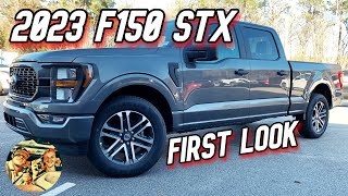 NEW 2023 FORD F150 STX What Has Changed Walkaround Startup amp Interior Work Truck NOT 101A 27L [upl. by Killarney]