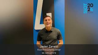 107° Congresso Nazionale SIOT  Il videomessaggio di Javier Zanetti [upl. by Aelat]