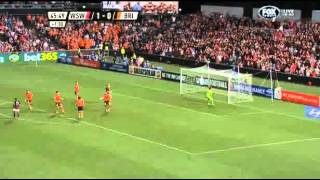 ALeague Western Sydney Wanderers V Brisbane Roar Semi Final 1 201213 [upl. by Ibloc]