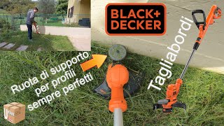 BLACK amp DECKER TAGLIABORDI Unboxing Montaggio e Test in Giardino 🪴 [upl. by Dyraj659]