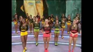 Faustão apresenta bailarinas que participarão da Dança dos Famosos  13052012wmv [upl. by Imoen]