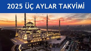 2025 Yılı Üç Aylar Takvimi [upl. by Etnuahs]