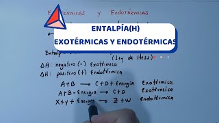 ENTALPÍA DE REACCIÓN EXOTÉRMICAS Y ENDOTÉRMICAS [upl. by Irab]