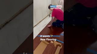 New Flooring ready for Thanksgiving holidayseason flooring [upl. by Clapper551]