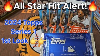 ⚾️2024 Topps Series 1  First Pack Majic Hobby Packs amp Silver Pack⚾️ [upl. by Alekram]