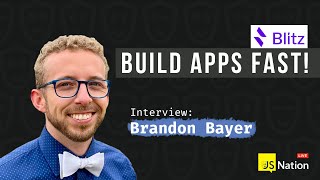 Build Fullstack Apps in Record Time with Blitzjs  Interview  Brandon Bayer 2021 [upl. by Oiramal549]