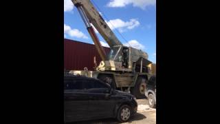 1978 Drott MC2500 30 Ton Rough Terrain Crane [upl. by Sanfo639]