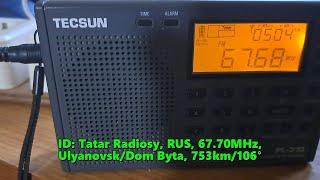 12072024 1448UTC Es OIRT Tatar Radiosy Ulyanovsk RUS 6770MHz 753km [upl. by Druci244]