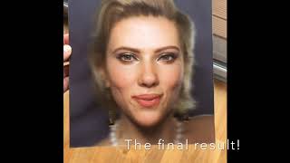 Scarlett Johansson 3D lenticular [upl. by Isyak]