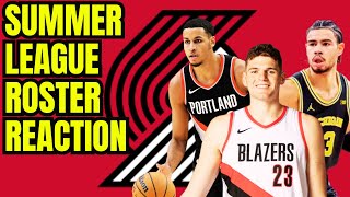 Portland Trail Blazers Summer League roster breakdown  reaction and players to watch [upl. by Hibbitts523]