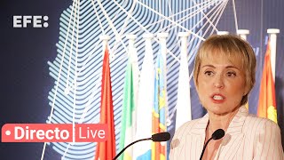 🔴📡 Declaraciones de las secretarias de Estado María González Veracruz y Carme Artigas en Bruselas [upl. by Leonerd]