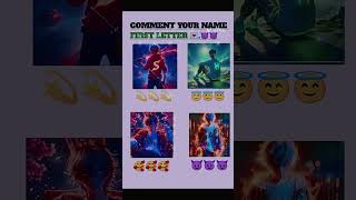 Comment Your Name First Letter 💌 shorts shortfeed trendingshorts trending [upl. by Towne509]