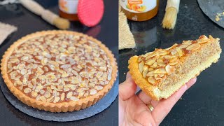 طارط اللوز متوازنة فالسكر بعجين يدوووب فالفم و مكون سري يخلي طبقة اللوز معلكة و لذيذة Tarte Amandine [upl. by Eissoj]