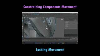 Great Maya Feature Constraining 3D Component Movement [upl. by Sparhawk]