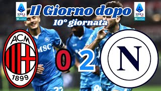 NAPOLI OPERAIO E VINCENTE UMILTÀ E MENTALITÀ  IlGiornoDopo MIL 02 NAP  10° Serie A [upl. by Quillon]