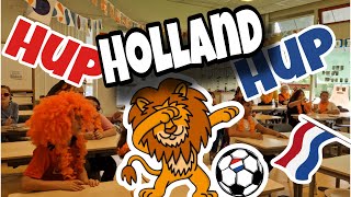 28  HUP HOLLAND HUP  Laat de leeuw niet in zijn hempie staan  EK lied met songtekst  EK 2024 [upl. by Martinsen931]