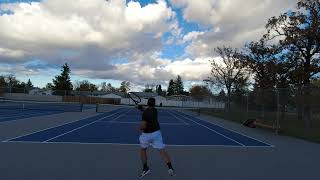 20241013Tennis TrainingJorin vs Chard1 [upl. by Enamrahs]