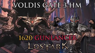 Lost Ark  Ivory Tower Gate 3 Hard Mode  1620 Red Gunlancer [upl. by Brucie]