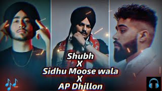 all mix song sidhu moose wala x shubh x ap dhillon slowed and Reverb 🎧🥵 music [upl. by Eciruam]