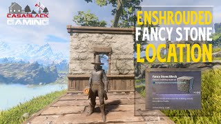 Enshrouded Fancy Stone Building Material Unlock Location [upl. by Siseneg]