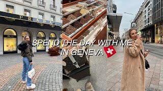 SPEND THE DAY WITH ME IN GENEVA🇨🇭 Chocolate shopping and exploring🍫  Lucinda Strafford [upl. by Temme]