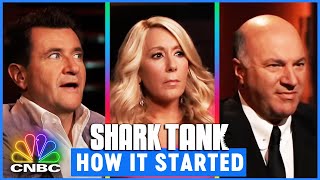 The Sharks Team Up Against Mr Wonderful  Shark Tank How It Started  CNBC Prime [upl. by Halian]