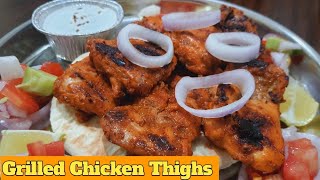 Try grilling your chicken this way you will love itgrilled chicken thighs Quick recipe todayzmunch [upl. by Ydnagrub]