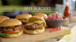 Deliciously easy beef burgers  Classic Mary Berry  BBC One [upl. by Kleeman637]