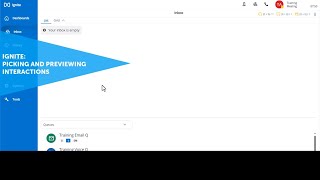 Ignite Picking and Previewing Interactions MiContact Center Business [upl. by Geesey]
