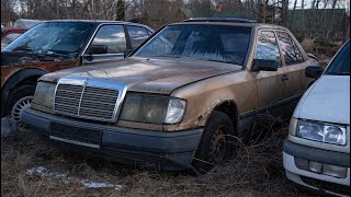 Starting MercedesBenz w124 300D After 12 Years  Test Drive [upl. by Deacon]