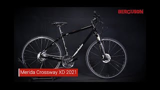 Merida Crossway XT cross trekking kerékpár Bergusonhu bicikli bemutató [upl. by Schwerin857]