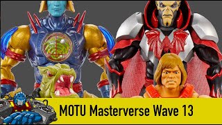 Masters of the universe Masterverse Wave 13 [upl. by Nosnehpets]