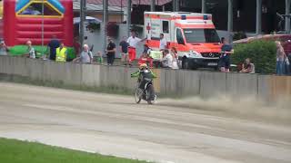 Jeffrey Sijbesma 3e heat DMSB Langbahn Pokal Solo in Pfarrkirchen 8 september 2024 [upl. by Elwira527]