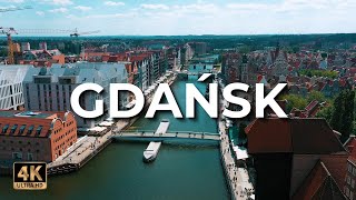 Gdańsk z drona  Śródmieście  Lato 2022  LECE W MIASTO™ 4k [upl. by Enirehtahc618]