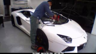 ClearPlex Windshield Protection Film Aventador LP7004 by TampT FILM PRO [upl. by Aleira]