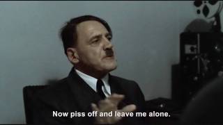 Hitler is informed he is Bruno Ganz [upl. by Uamak941]