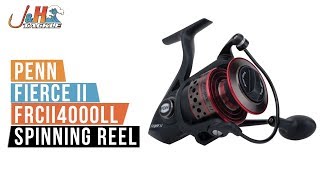 Penn Fierce II FRCII4000LL Spinning Reel  JampH Tackle [upl. by Ajnos]