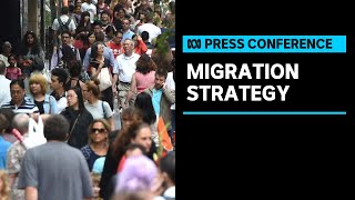 IN FULL Federal government launches their migration strategy  ABC News [upl. by Odnuges]