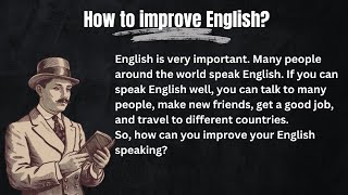 How To Improve Your English  Learn English Through Story I Graded Reader  Simple Spoken English [upl. by Aridni]