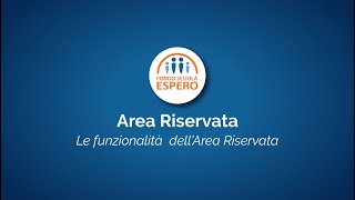 Le funzionalità dellArea Riservata Aderenti [upl. by Naugan852]