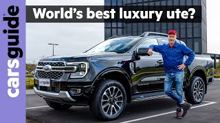 2024 Ford Ranger review Platinum  New luxury dualcab ute  pickup levels up beyond Toyota HiLux [upl. by Jaime256]