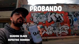 Probando SHADOW BLACK O NEGRO ESPECTRO de Montana94 [upl. by Annez]