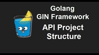 GIN Golang API development course  GIN Golang API tutorial 7 go api project structure [upl. by Boyt205]