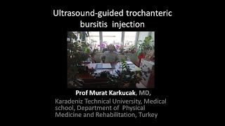 Ultrasoundguided trochanteric bursitis injection by Prof Murat Karkucak MD [upl. by Asemaj]