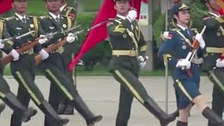 Precision in Motion Chinese Army Marching Display [upl. by Lippold]